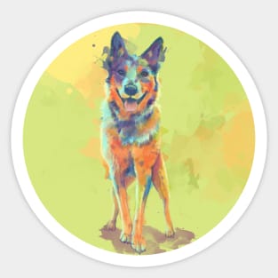Blue Heeler Dog Sticker